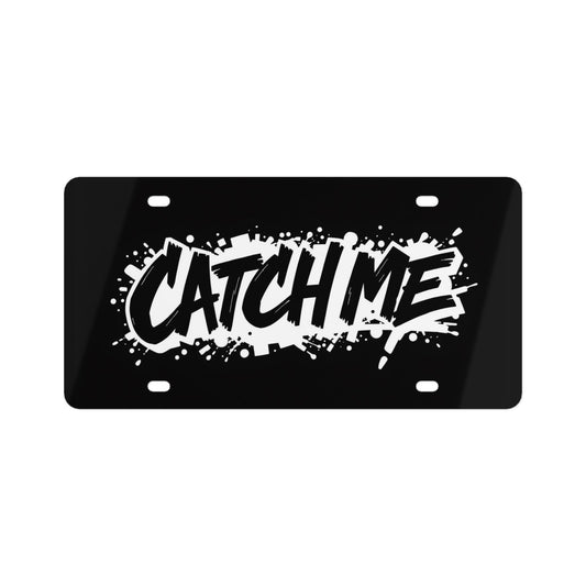 The "CATCH ME" Plate - Black